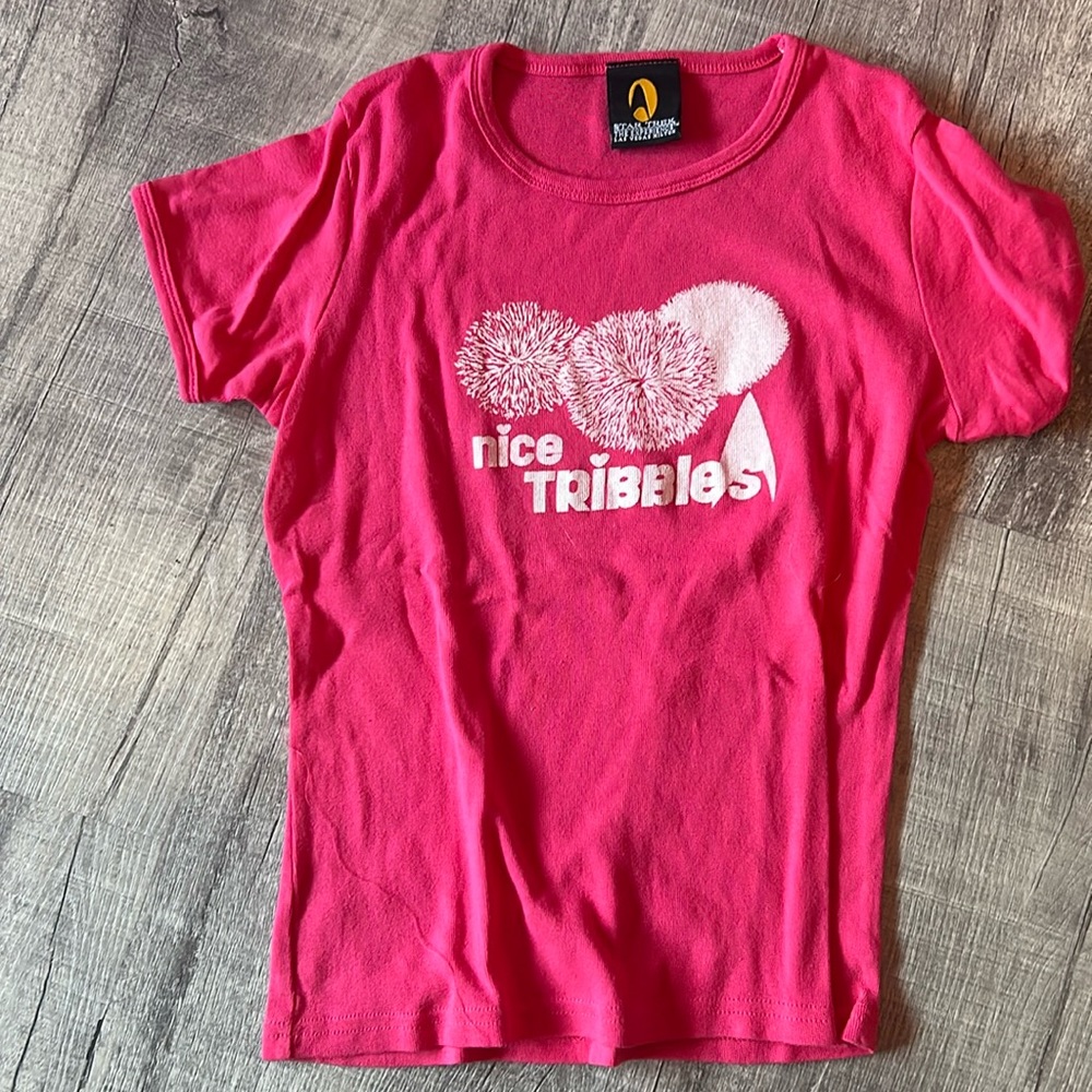Star Trek nice tribbles pink t shirt